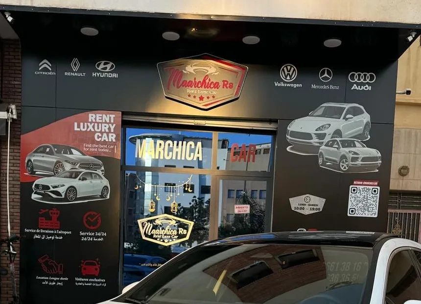 The Marchica Car agency in Nador